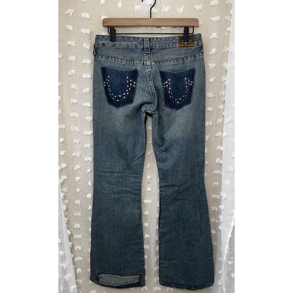 True Religion Patchwork Boot Cut Jeans Size 29 Women’s - Picture 7 of 9